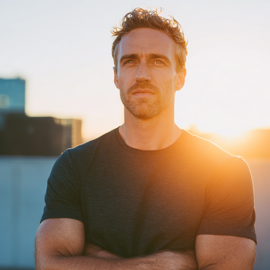 Активний здоровий чоловік